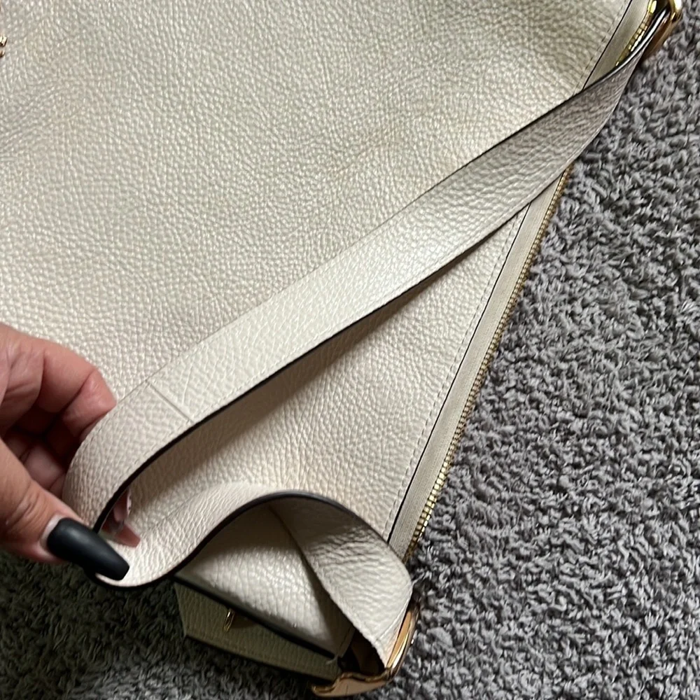 Coach leather shoulder purse